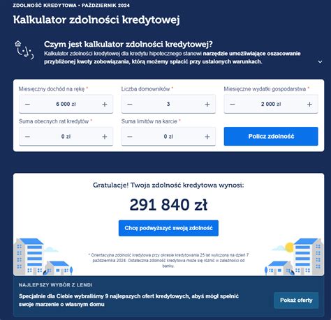 kalkulator zdolności kredytowej pko|Kalkulator zdolności kredytowej dla kredytu hipotecznego